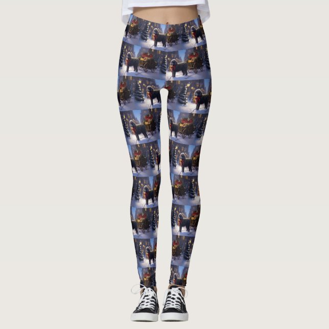 Pudel Julhögtidssäsong Leggings (Framsida)