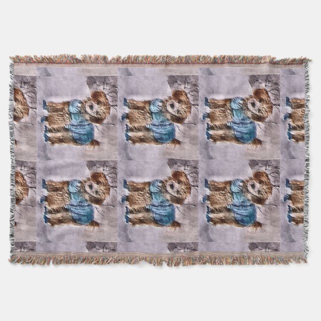 Pudel julkonst mysfilt (Framsidan)