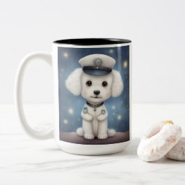 Pudel K9 Hero...Skydda och Två-Tonad Mugg