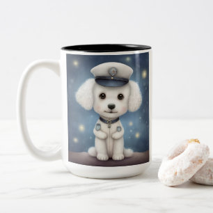Pudel K9 Hero...Skydda och Två-Tonad Mugg