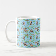 Pudel Kaffe Mugg Söt Vår Blommig Present för Hund