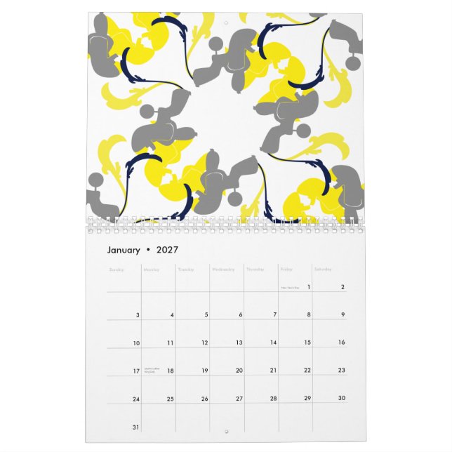 Pudel Kalender (Jan 2027)
