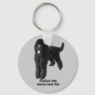 Pudel Keychain Nyckelring