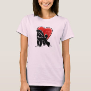Pudel Linocut T Shirt