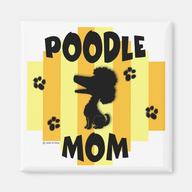 Pudel Mamma Magnet (Framsidan)