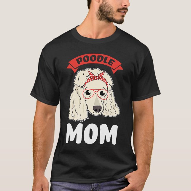 pudel mamma pudel t shirt (Framsida)