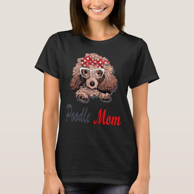 pudel mamma t shirt (Framsida)
