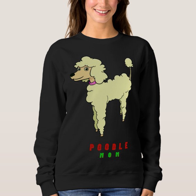 Pudel mamma t shirt (Framsida)
