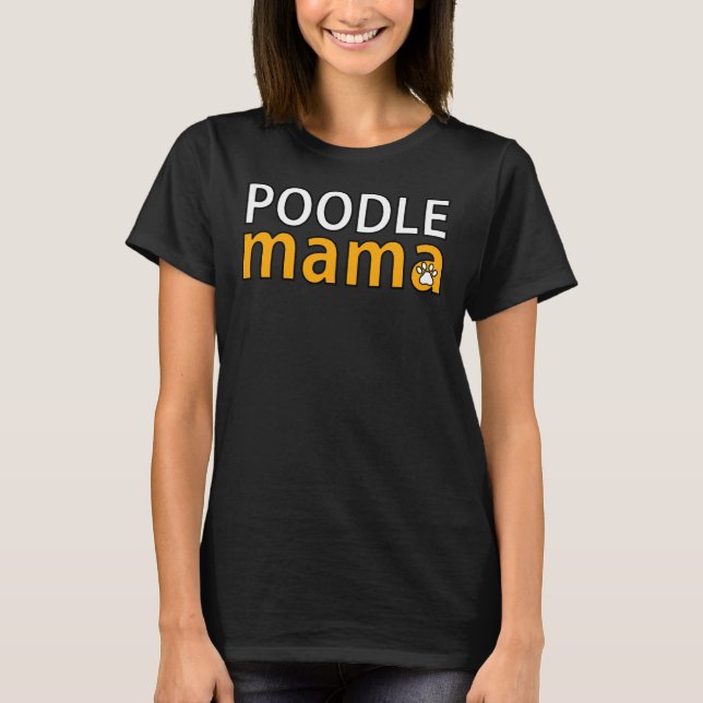 PUDEL MAMMA T SHIRT (Framsida)