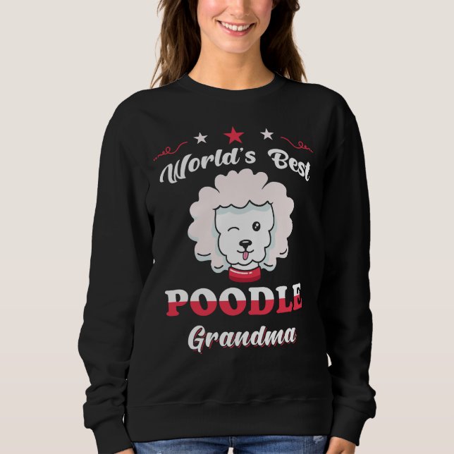 Pudel Mamma T Shirt (Framsida)