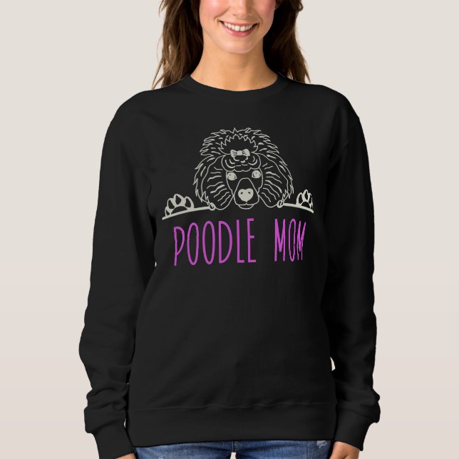 Pudel Mamma T- T Shirt (Framsida)