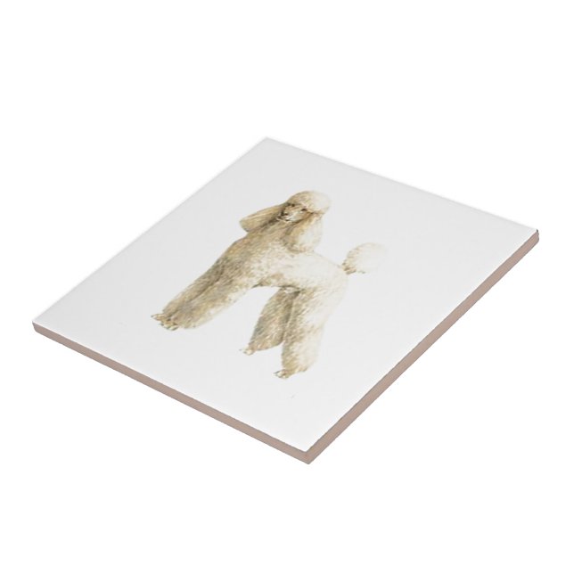 Pudel - marionettklipp kakelplatta (Sidan)