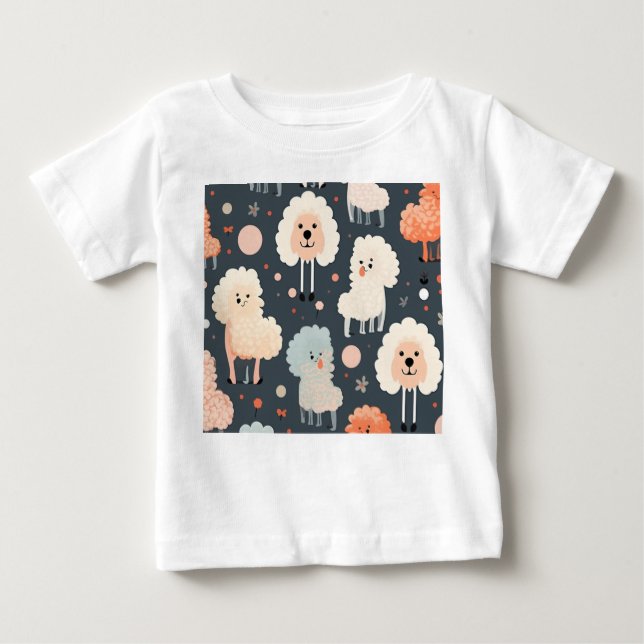 Pudel marionettskjorta, baby t-shirt (Framsida)