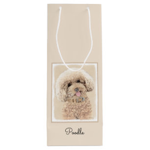 Pudel Ministern Leksak Apricot Cream Brown Hund Ar