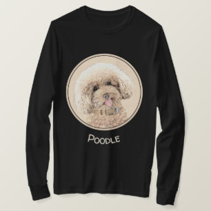 Pudel Ministern Leksak Apricot Cream Brown Hund Ar T Shirt