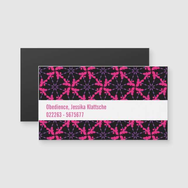 Pudel Mönster (Fram/baksida)