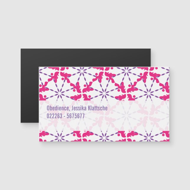 Pudel Mönster (Fram/baksida)