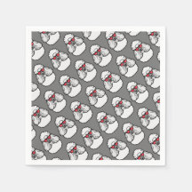 Pudel Mönster Funny