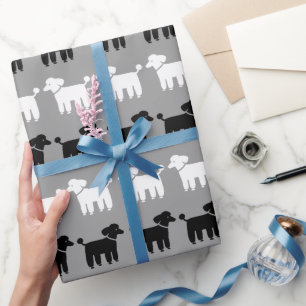 Pudel Mönster Presentpapper