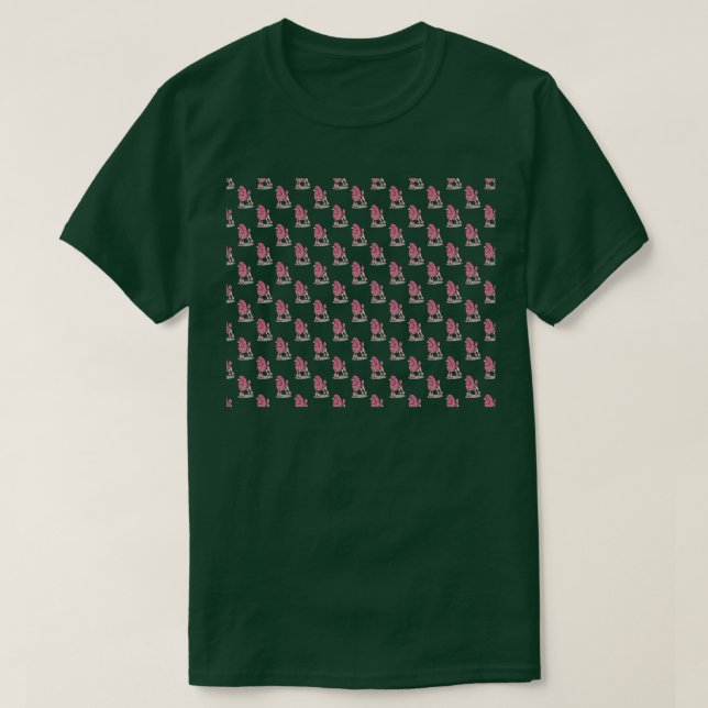 Pudel Mönster T Shirt (Design framsida)
