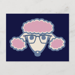Pudel Nerd Vykort