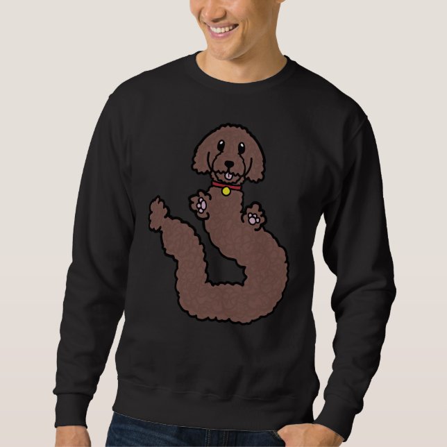 Pudel Noodle Lång Ärmad Tröja (Framsida)