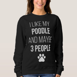 Pudel Owner Funny för kvinnor T Shirt