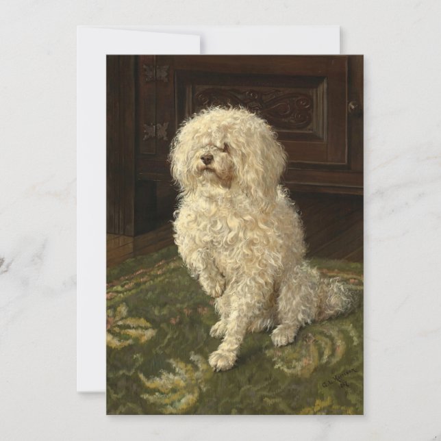 Pudel på en Grönt matta | George L. Harrison (Framsida)