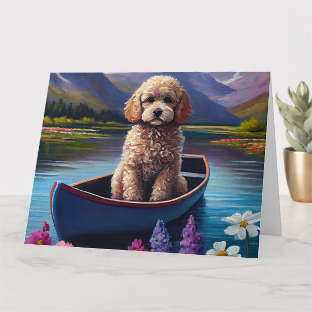 Pudel på en Paddle: en scen i Äventyr Kort (Liten växt)