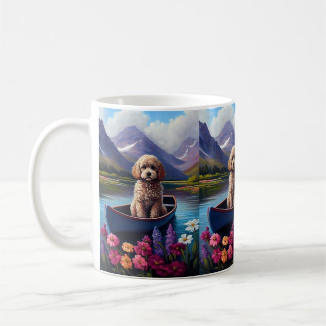 Pudel på paddel: Ett naturskönt äventyr Kaffemugg (Vänster)