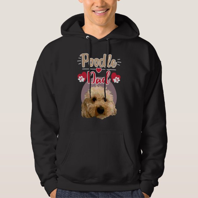 Pudel Pappa Hoodie (Framsida)