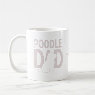 Pudel Pappa Pappa Gift med Hund Kaffemugg