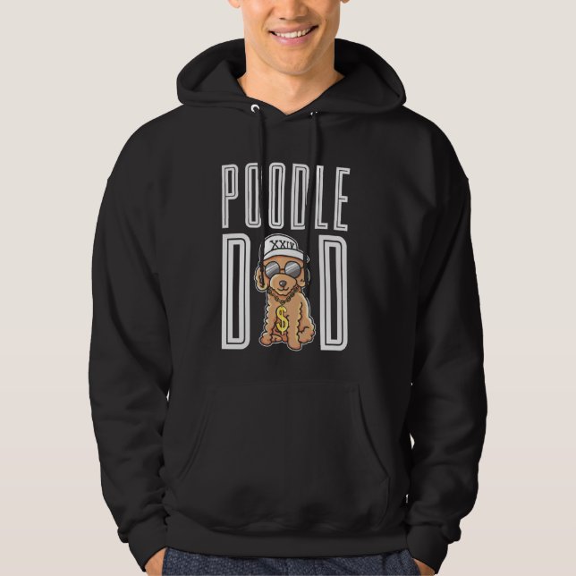 Pudel Pappa Pudel Hoodie (Framsida)