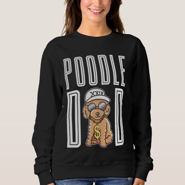 Pudel Pappa Pudel T Shirt (Framsida)