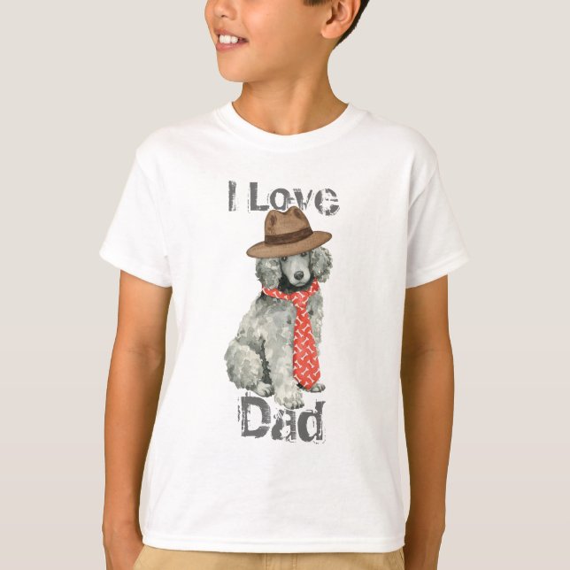 Pudel Pappa T-shirt (Framsida)