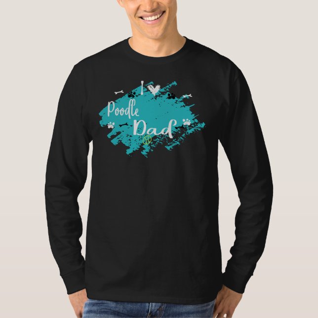 Pudel pappa t shirt (Framsida)