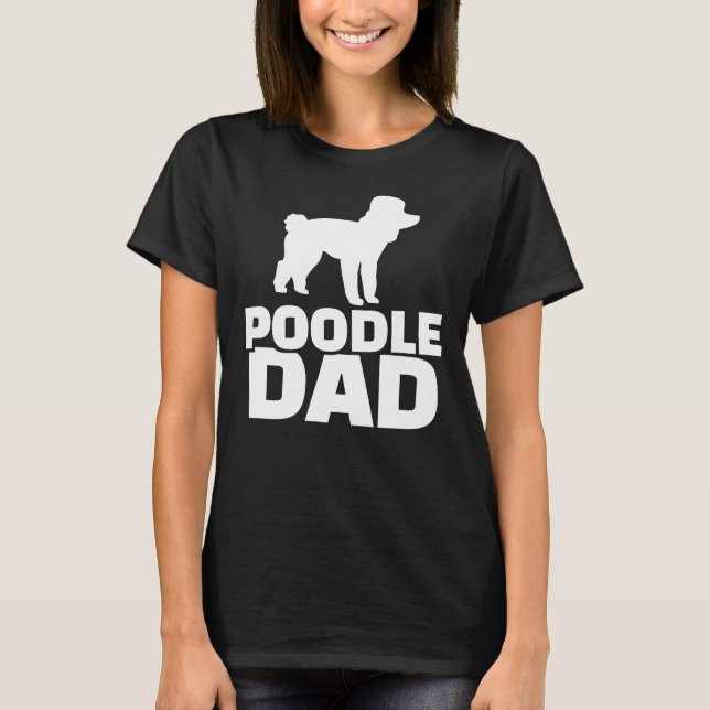 Pudel Pappa T Shirt (Framsida)