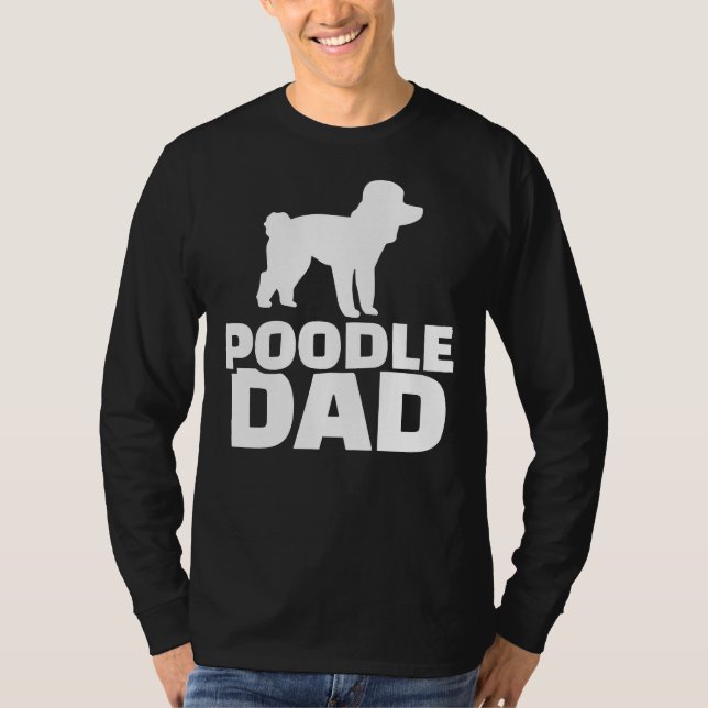 Pudel Pappa T Shirt (Framsida)