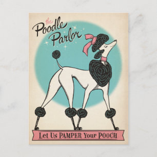Pudel Parlor Vykort