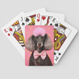 Pudel-popkonst - Elegant & Retro Casinokort