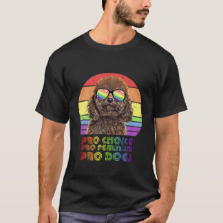 Pudel Pro-feminism Pro Hundar LGBTQ Femi T Shirt