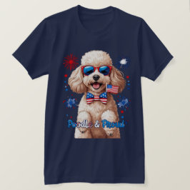 Pudel & Proud - 4 juli Hund T-Shirt