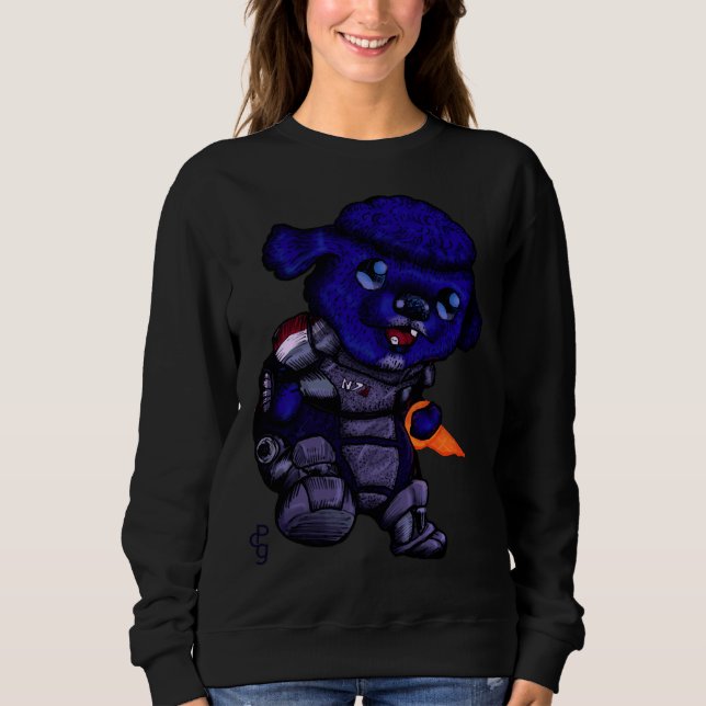 Pudel Shepard T Shirt (Framsida)