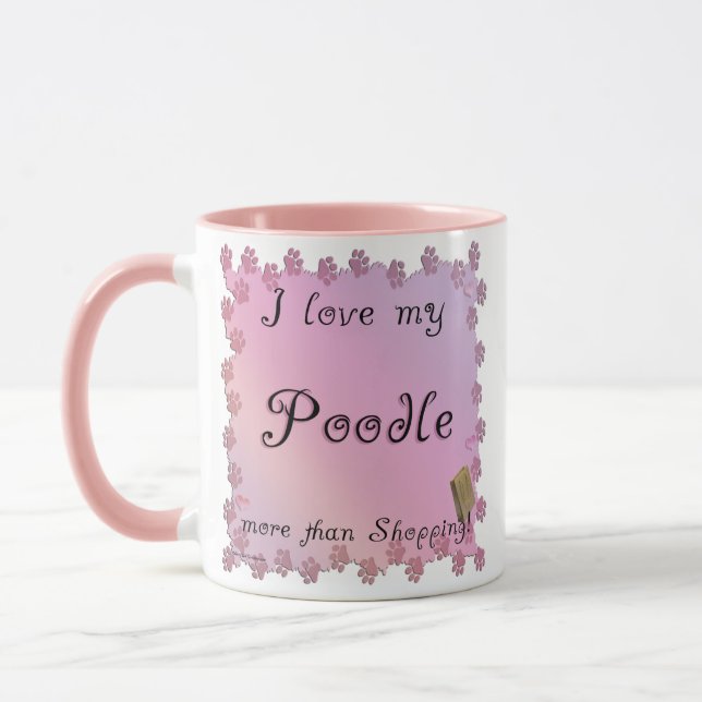 Pudel Shopping Mugg (Vänster)