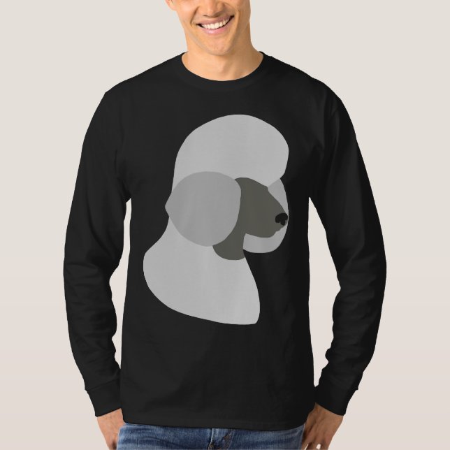 Pudel Silhouette T Shirt (Framsida)