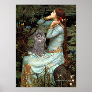Pudel (Silver 8)-Ophelia-sätet Poster