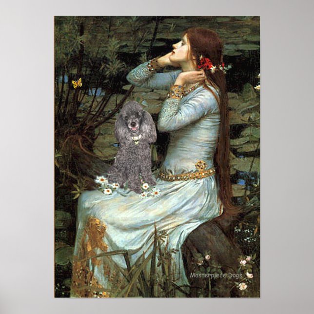 Pudel (Silver 8)-Ophelia-sätet Poster (Framsidan)
