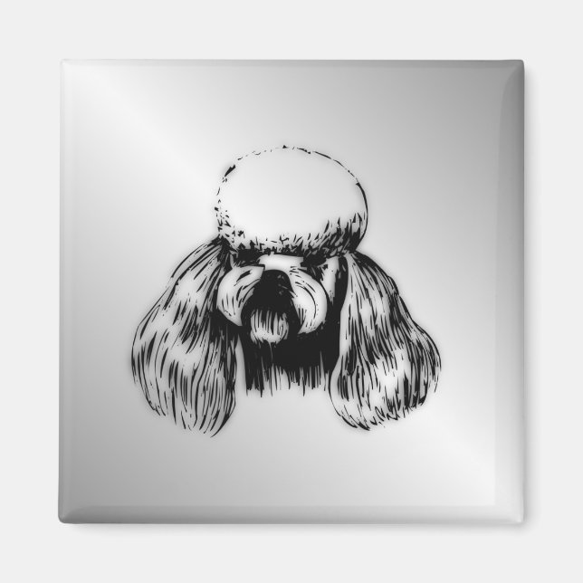 Pudel Silver Magnet (Framsidan)