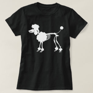 Pudel Skelett T-Shirt
