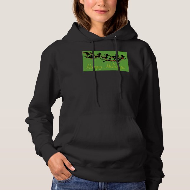 Pudel Sleigh T Shirt (Framsida)